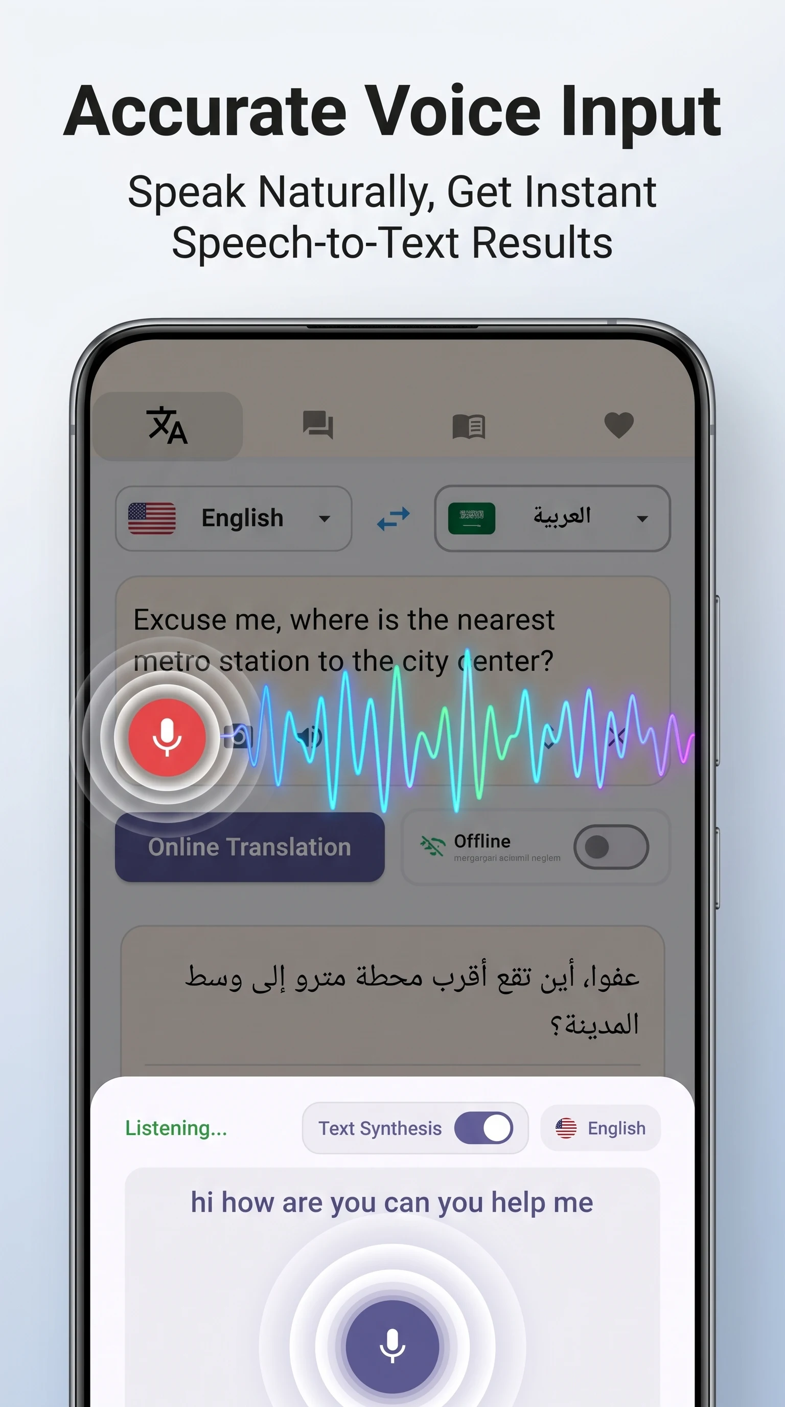 Text Translator: Voice & Photo screenshot